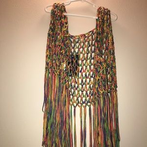 Handmade Rainbow Top/Vest